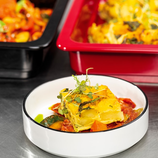 Frittata z ziemniakami/ Ragout z Chorizo i warzywami